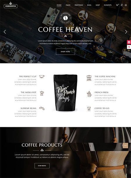 咖啡类网站建设网页设计的基本思路(图11)