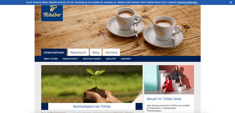国内外咖啡品牌公司网站设计现状(图8)