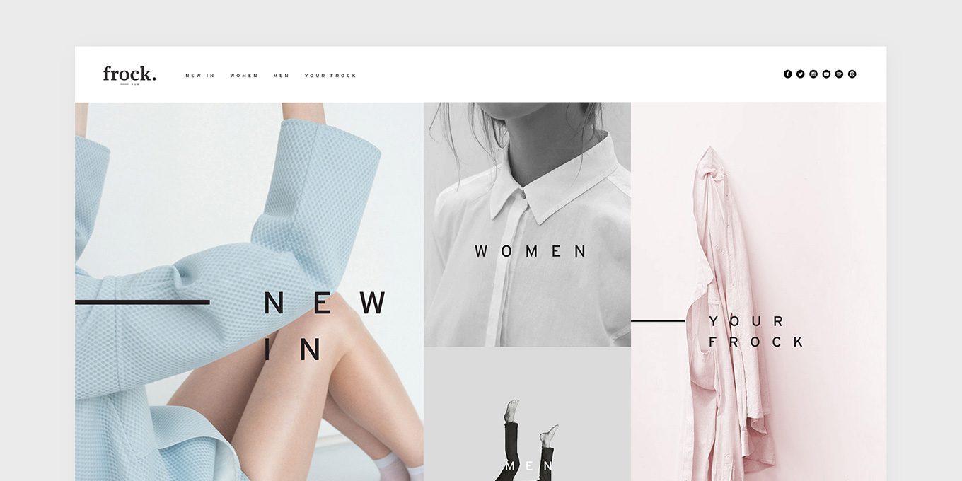 时尚服饰行业品牌VI与官方网站设计整体视觉形象提升分享