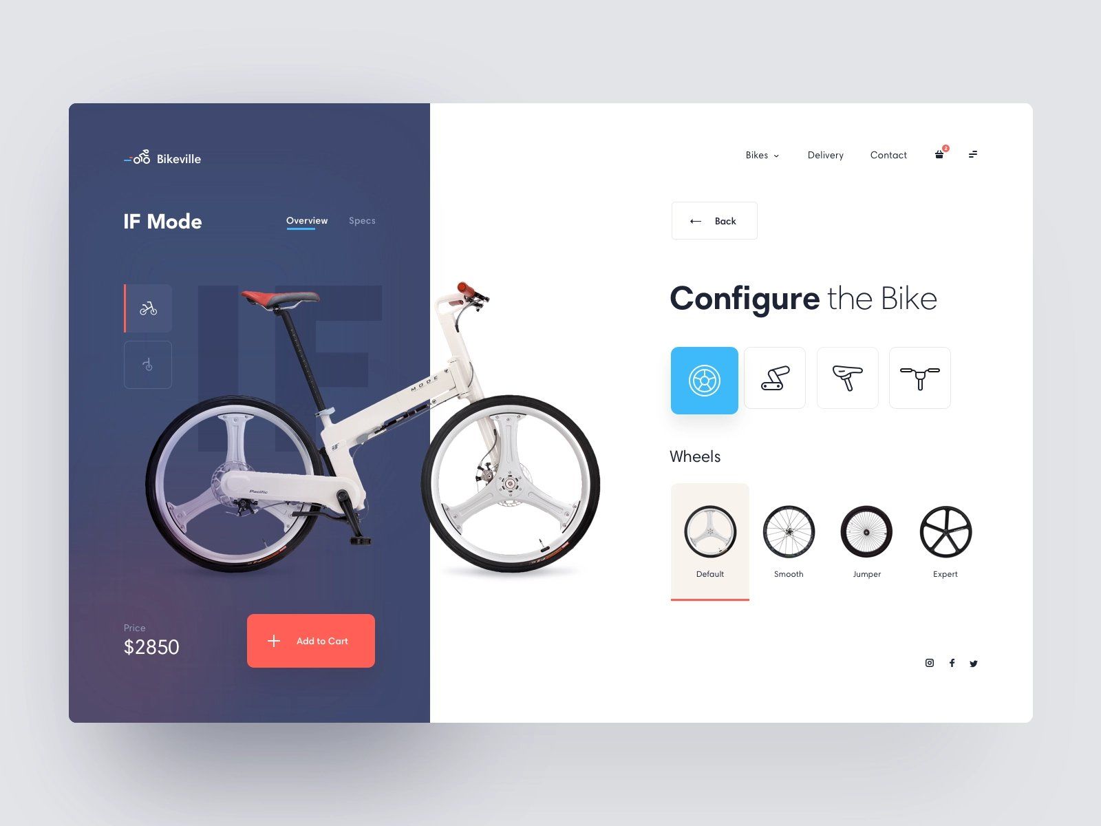 自行车类WEB网页界面设计网站制作灵感！（12图）